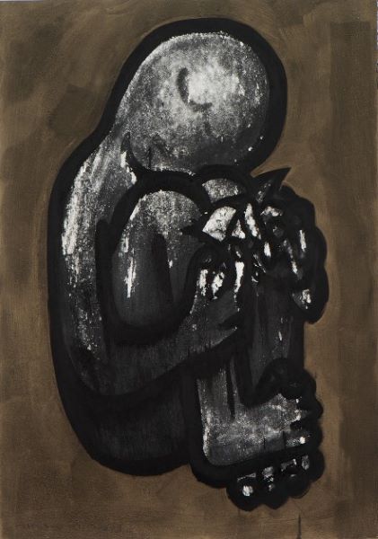 Conversation, 2009, Acrylic Ink on Paper, 108x78cm